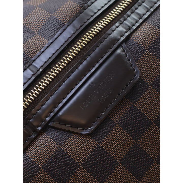 Louis Vuitton Sac à main Evora Damier Ébène MM Marron – vue 6 – GABY PARIS