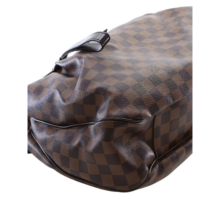 Louis Vuitton Sac à main Evora Damier Ébène MM Marron – vue 8 – GABY PARIS