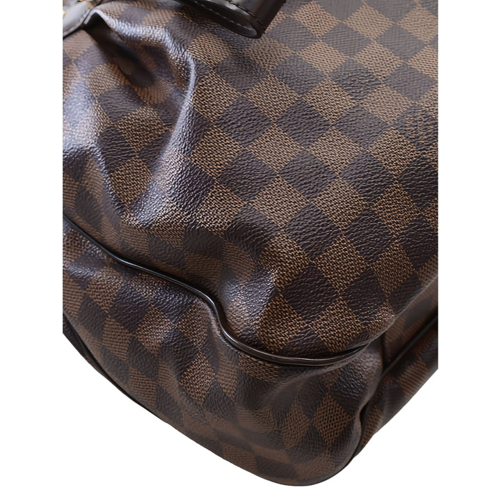 Louis Vuitton Sac à main Evora Damier Ébène MM Marron – vue 9 – GABY PARIS