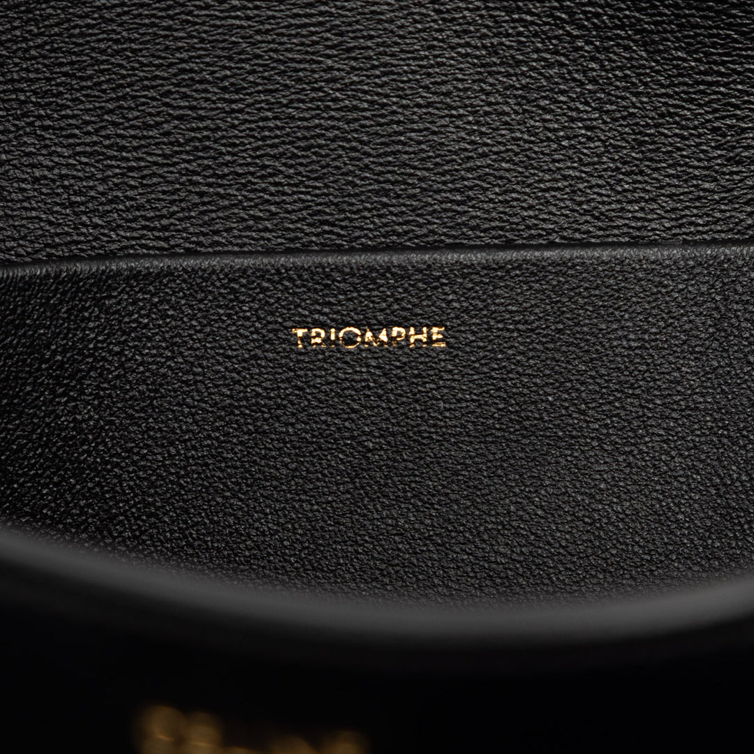 Celine brillant Cuir de veau Triomphe Claude Sac bandoulière