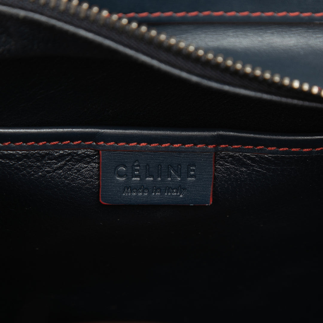 Celine Nano Bicolor Smooth Cuir de veau Luggage Cabas