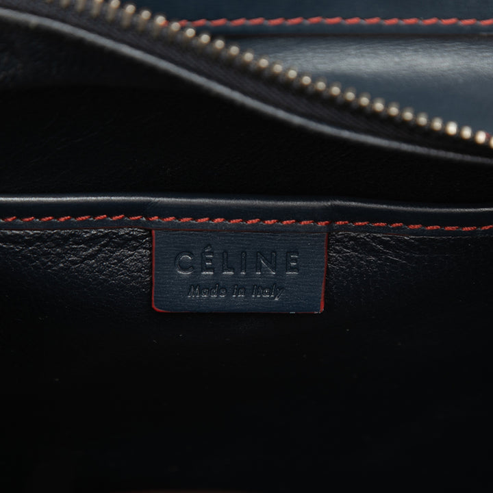 Celine Nano Bicolor Smooth Cuir de veau Luggage Cabas