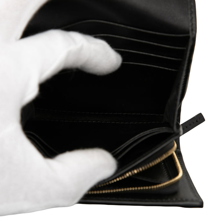 Gucci GG Matelasse Cuir de veau Card Étui Portefeuille