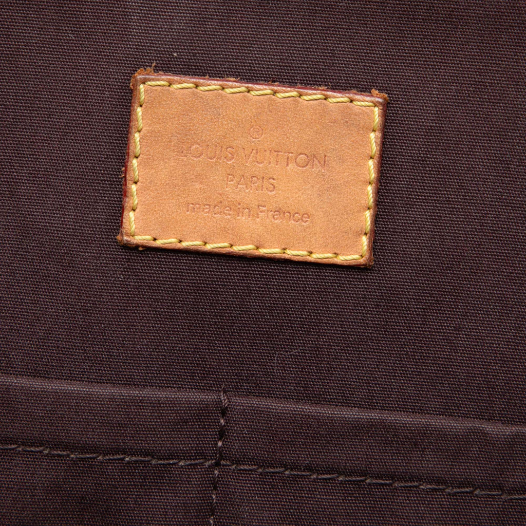 Alma PM Cuir verni Monogram Violet