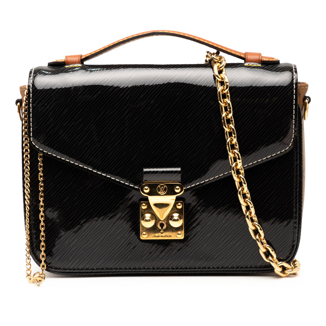 Louis Vuitton Shiny Epi Cuir and Monogram Reverse Mini Pochette Metis Noir – GABY PARIS Authentique