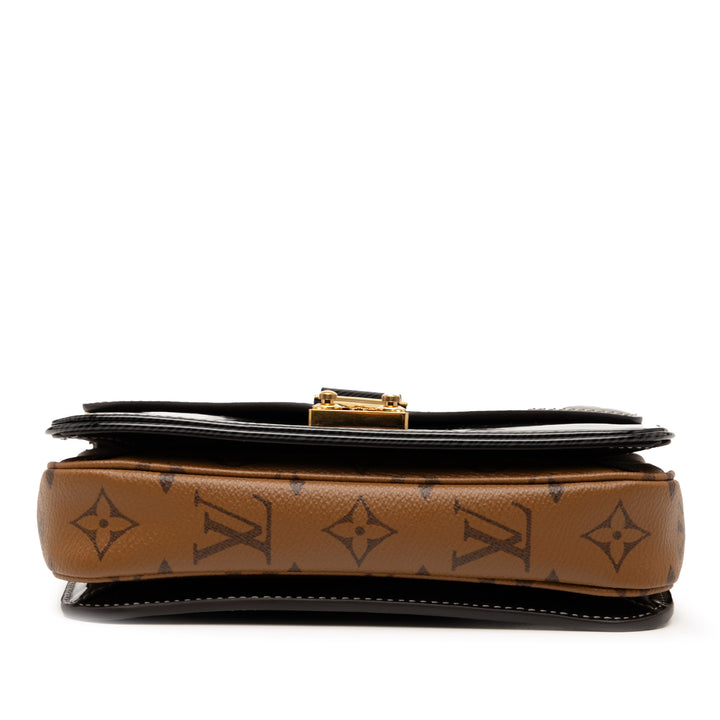 Louis Vuitton Shiny Epi Cuir and Monogram Reverse Mini Pochette Metis Noir – GABY PARIS Authentique