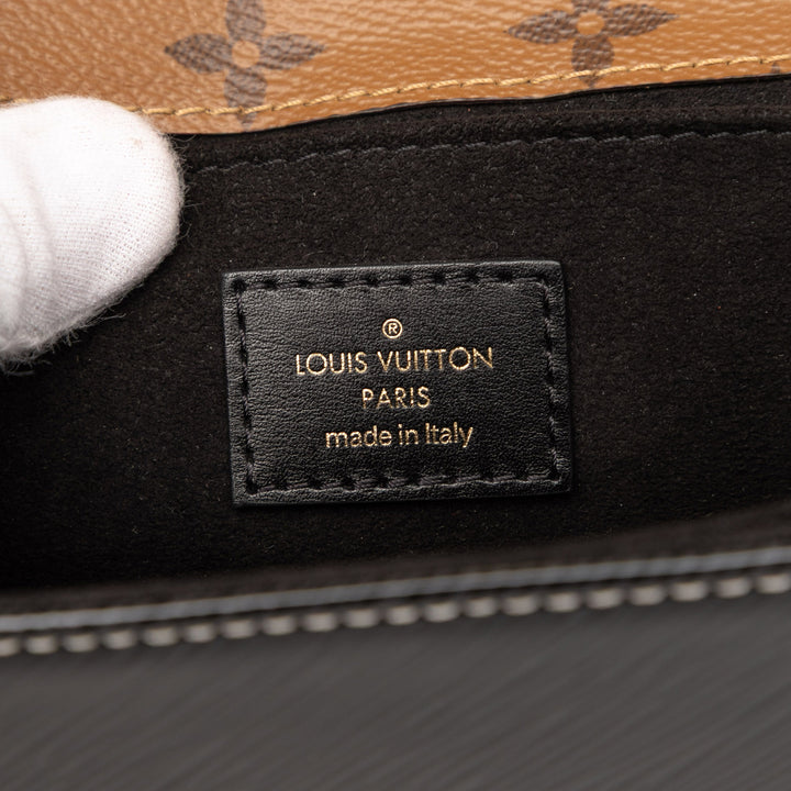Louis Vuitton Shiny Epi Cuir and Monogram Reverse Mini Pochette Metis Noir – GABY PARIS Authentique