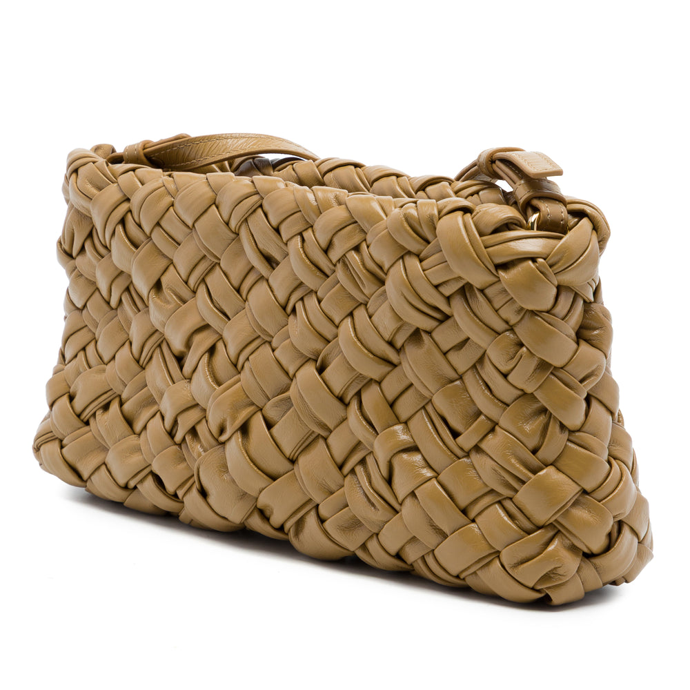 Bottega Veneta Sac porté épaule Intrecciato Kalimero Cha Cha nappa Marron – vue 2 – GABY PARIS