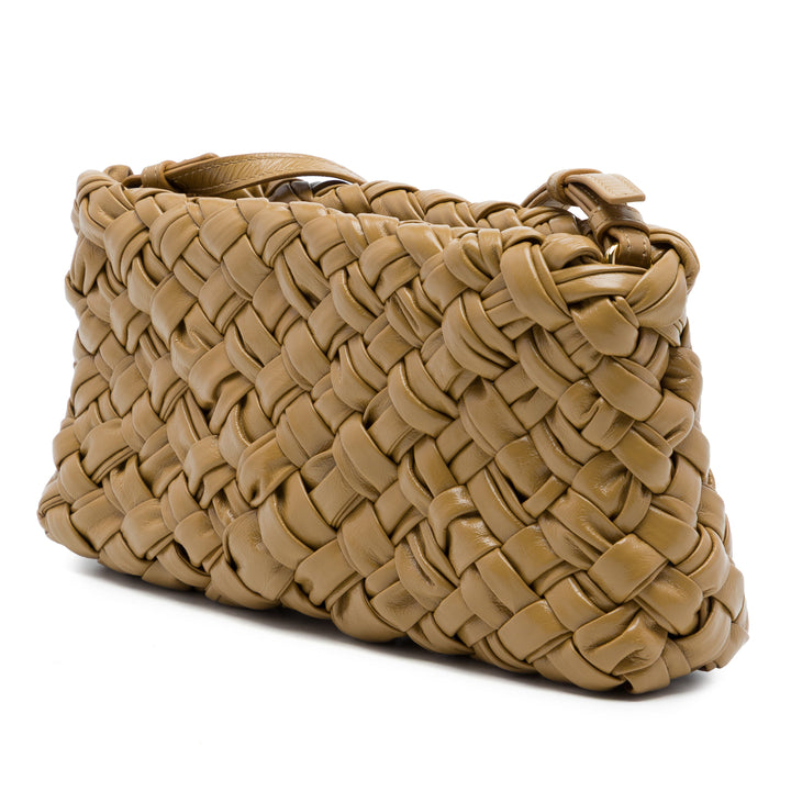 Bottega Veneta Sac porté épaule Intrecciato Kalimero Cha Cha nappa Marron – vue 2 – GABY PARIS
