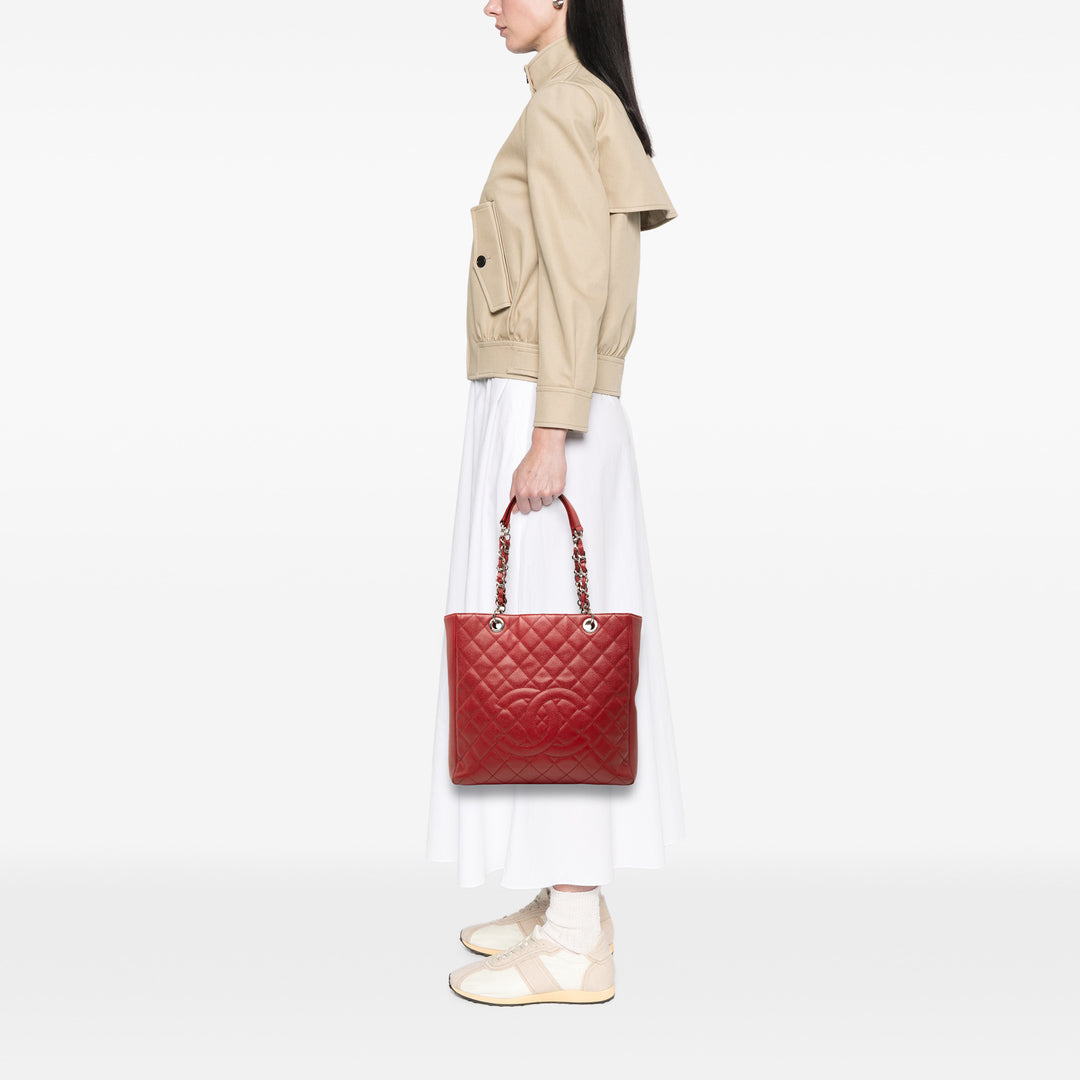 Chanel Caviar Vertical Grand Shopping Cabas