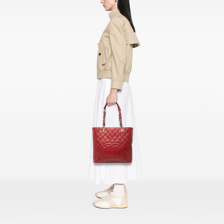 Chanel Caviar Vertical Grand Shopping Cabas