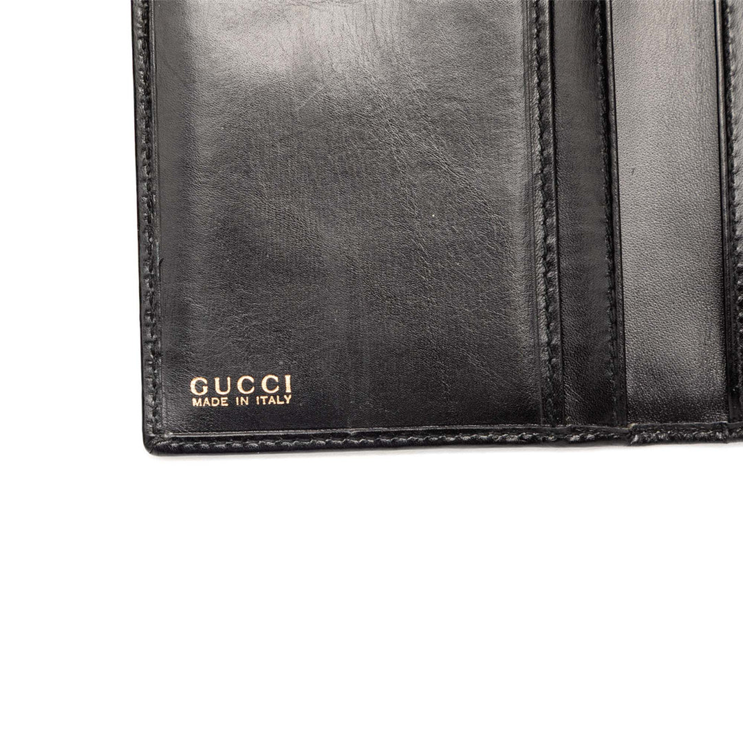 Gucci Cuir de veau Horseshoe Portefeuille long