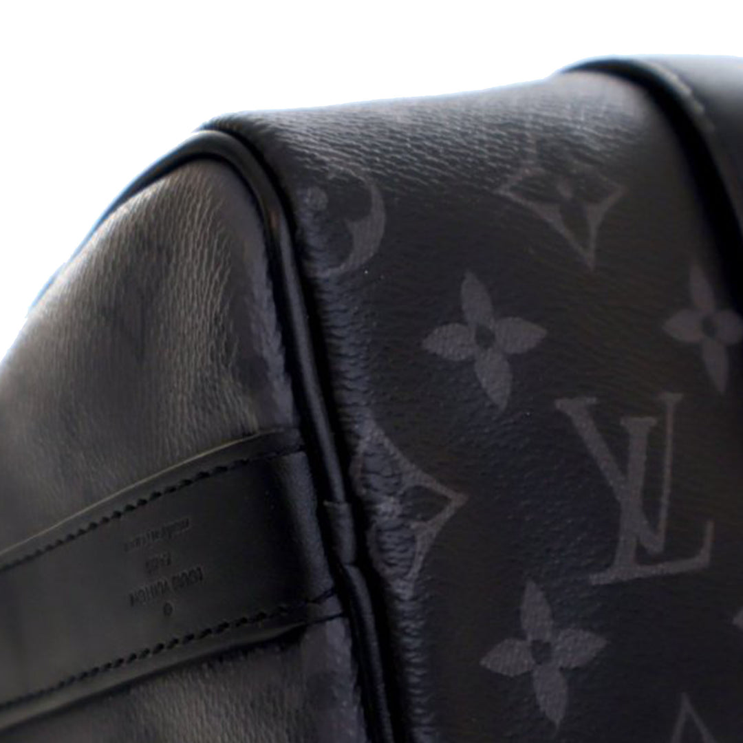 Reverse Keepall Bandouliere 25 Monogram Eclipse Noir