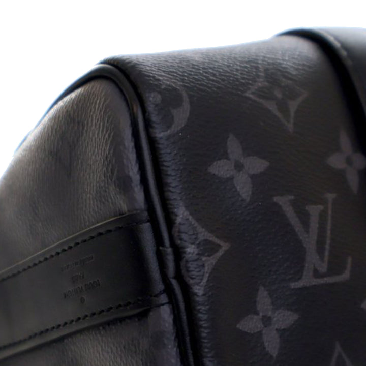Reverse Keepall Bandouliere 25 Monogram Eclipse Noir