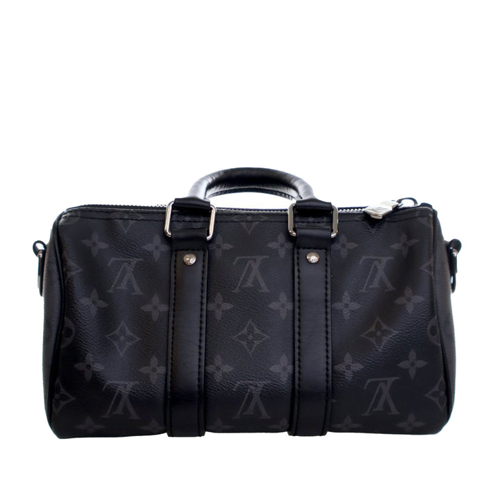 Reverse Keepall Bandouliere 25 Monogram Eclipse Noir