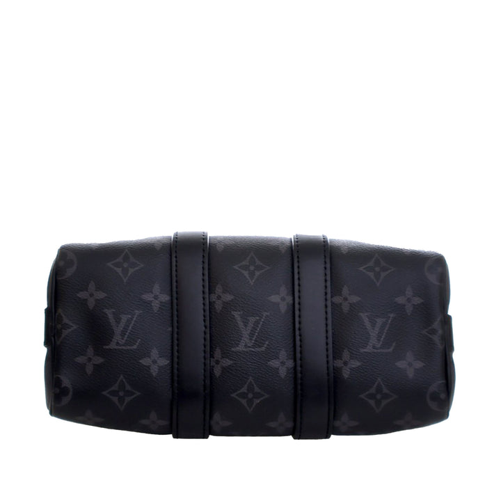 Reverse Keepall Bandouliere 25 Monogram Eclipse Noir