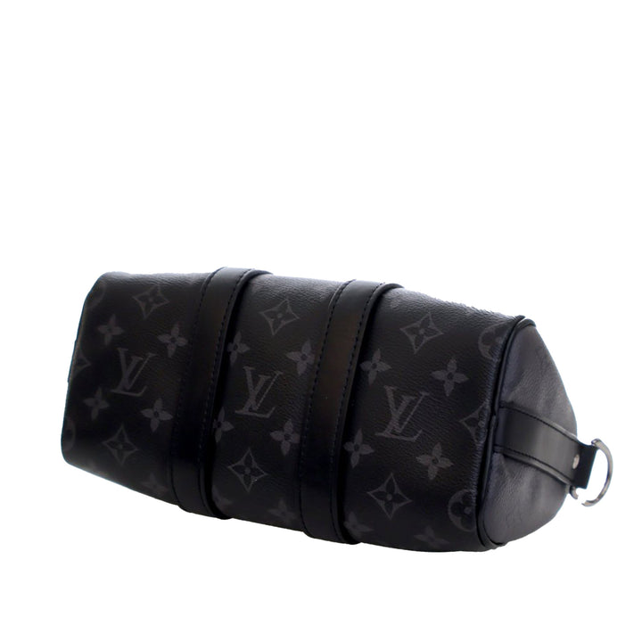 Reverse Keepall Bandouliere 25 Monogram Eclipse Noir