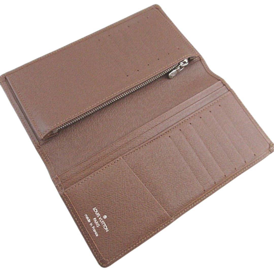 Louis Vuitton Taiga Portefeuille Brazza Bifold Portefeuille long