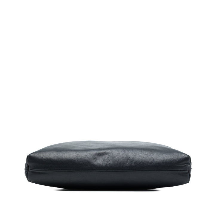 Louis Vuitton Édition limitée Boudoir Lockit Sac à chaîne Cuir de veau Noir – vue 3 – GABY PARIS