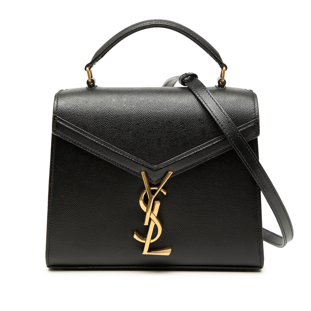 Saint Laurent Mini Grain de Poudre Monogram Cassandra sac à anse supérieure