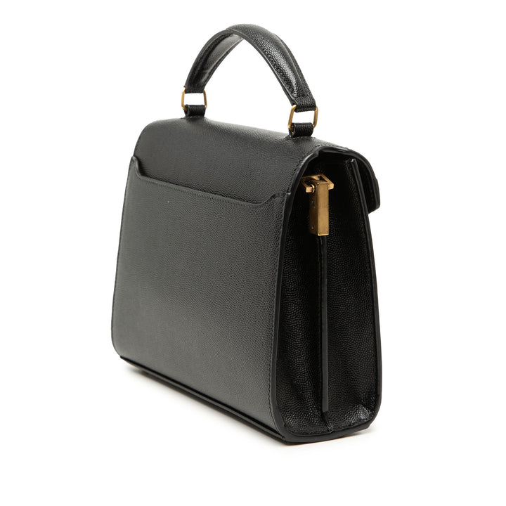 Saint Laurent Mini Grain de Poudre Monogram Cassandra sac à anse supérieure