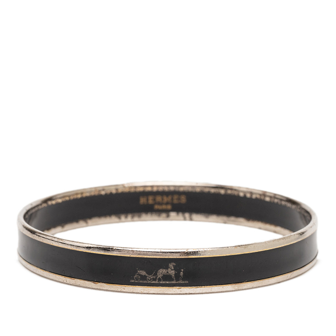 Hermès Narrow Caleche Émail Bracelet 65