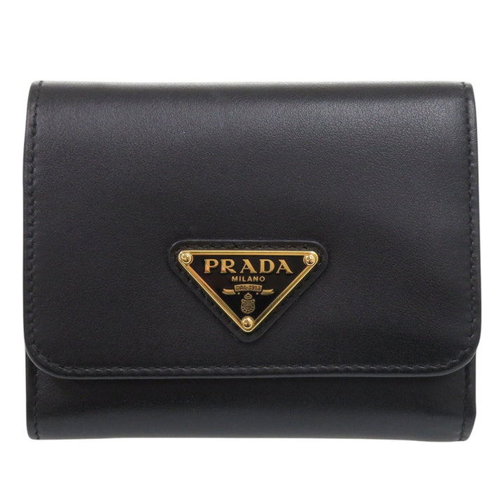 Prada City Veau Trifold Portefeuille