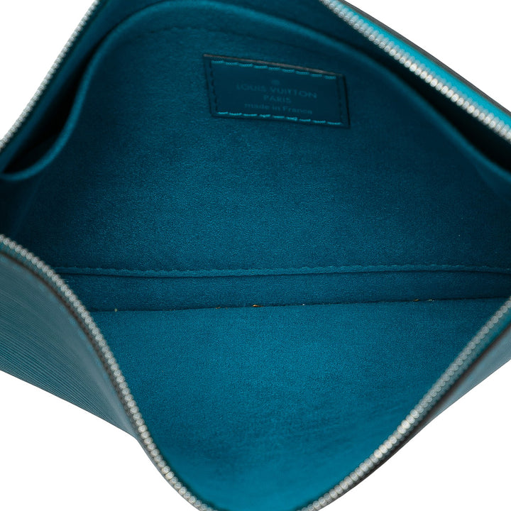 Neverfull Pochette Épi Bleu