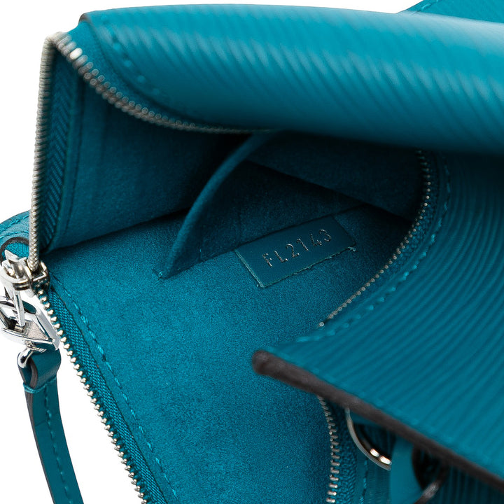 Neverfull Pochette Épi Bleu