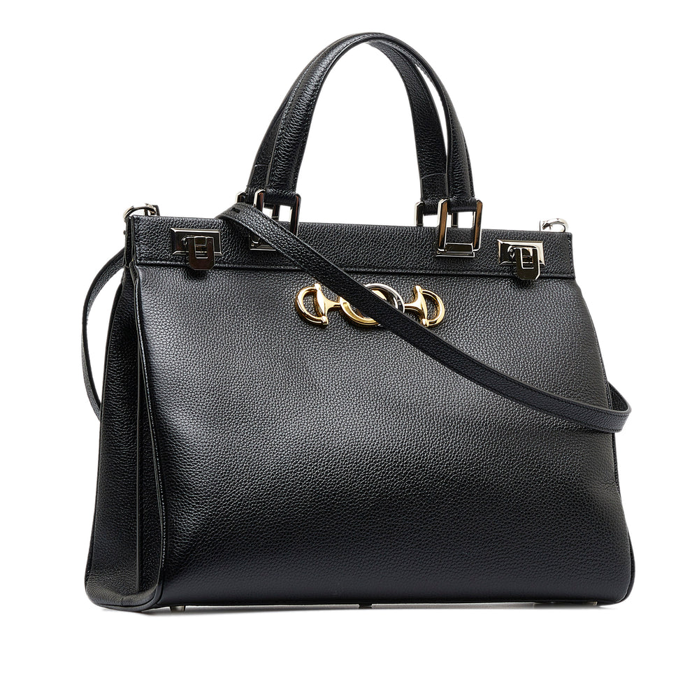 Medium Zumi Satchel Black - Gaby Paris