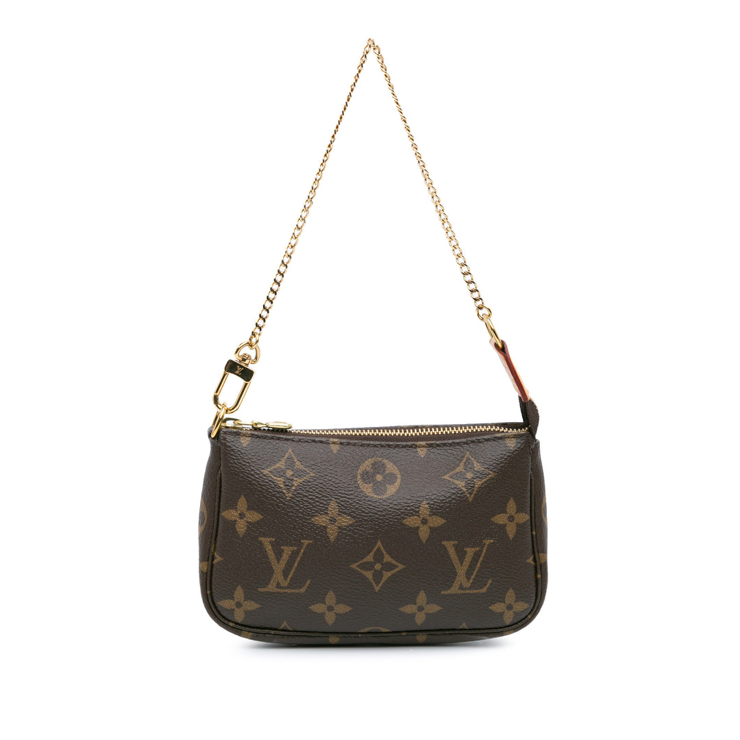 Monogram Mini Pochette Accessoires Brown - Gaby Paris