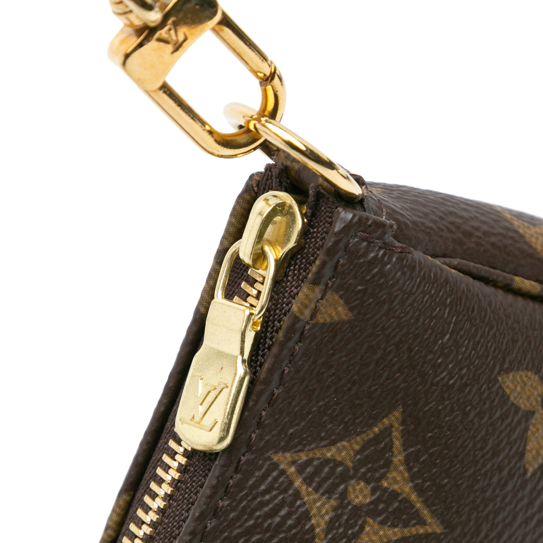 Monogram Mini Pochette Accessoires Brown - Gaby Paris