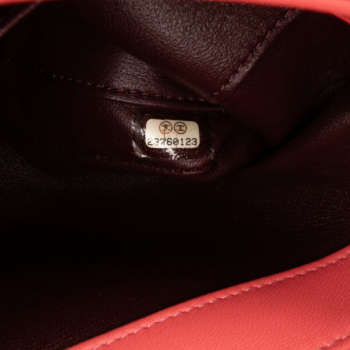 Quilted Lambskin Trendy CC Flap Pink - Gaby Paris