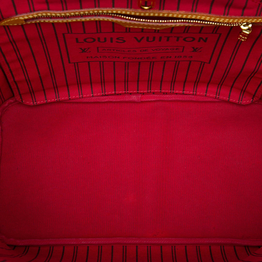 Louis Vuitton Neverfull Inside Out MM Monogram Marron – vue 4 – GABY PARIS