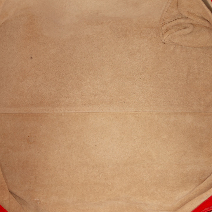 Bottega Veneta Sac porté épaule perforé Cervo Surpiqué Rouge – vue 4 – GABY PARIS