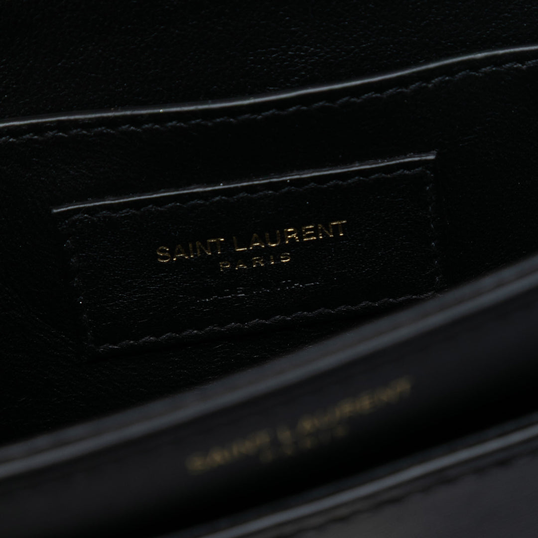 Saint Laurent Small Cuir de veau Solferino Sac In Boîte