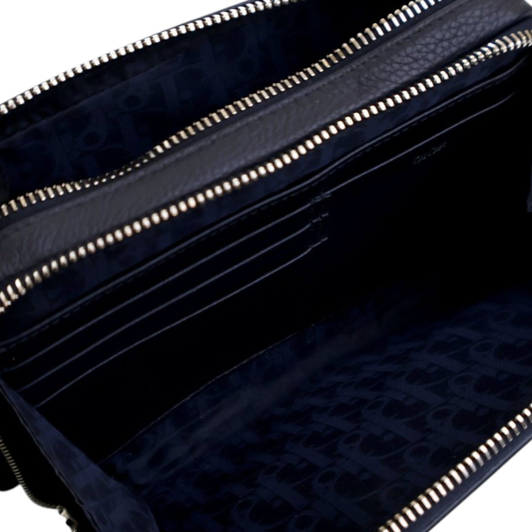 Dior Air Jordan Grained Cuir de veau Sac porté croisé Bleu – GABY PARIS Authentique