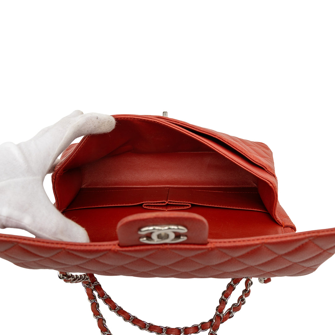 Chanel Medium Classic Caviar Double rabat