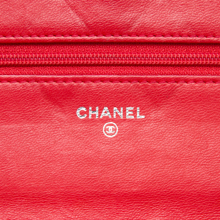 Chanel CC Cuir d’agneau Wild Stitch Wallet on Chain
