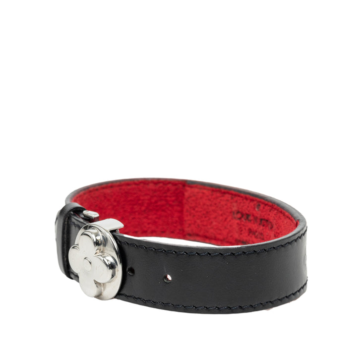 Mat Wish Bracelet Monogram Noir