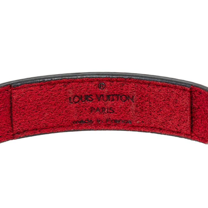 Mat Wish Bracelet Monogram Noir