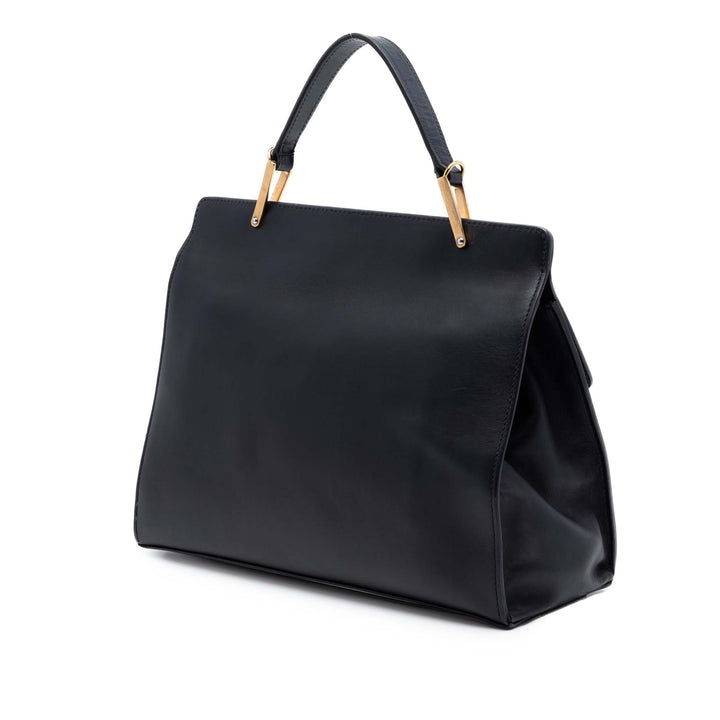 Balenciaga Cuir Le Dix Cartable sac à anse supérieure