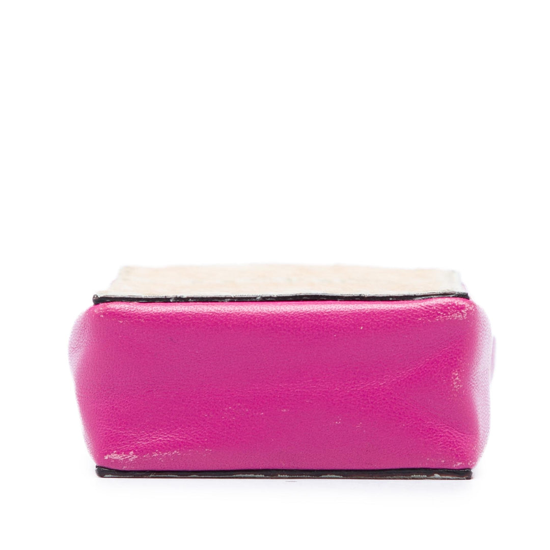 Chanel Pony Hair Cigarette Étui Cuir d'agneau Rose – vue 3 – GABY PARIS