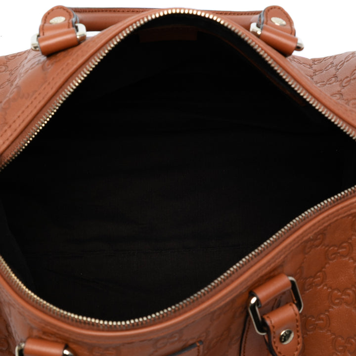 Gucci Medium Guccissima Joy Boston Bag Marron