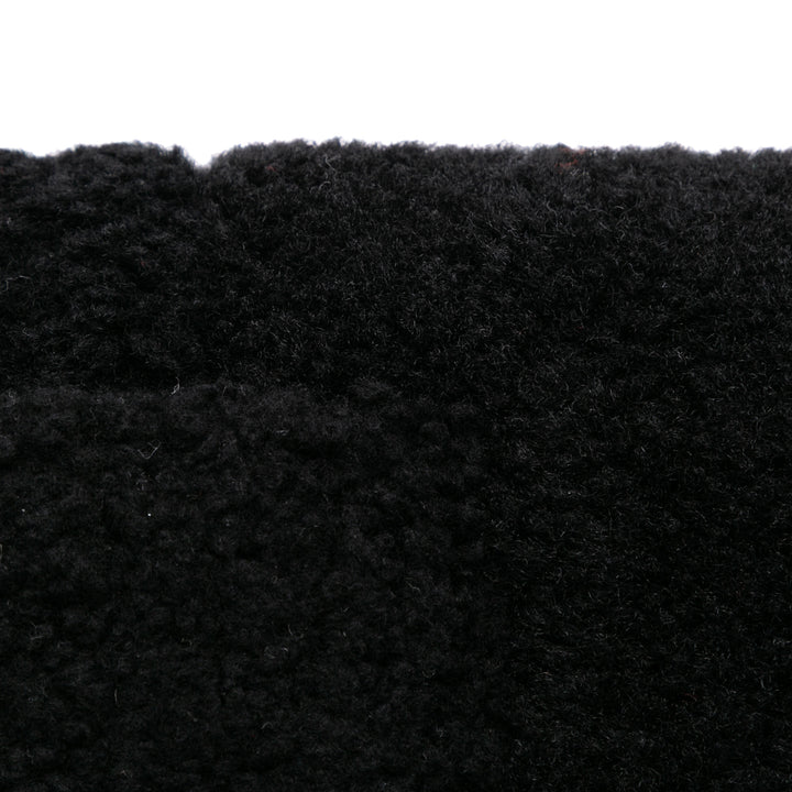 Shearling Le Bambidou Shoulder Bag Black - Gaby Paris