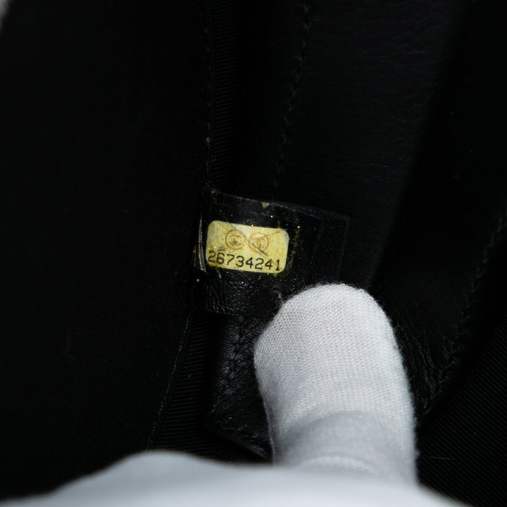 Chanel Cuir verni Cuir Rond As Earth Sac porté croisé