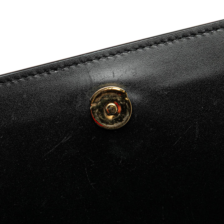 Small Calfskin Dylan Crossbody Black - Gaby Paris