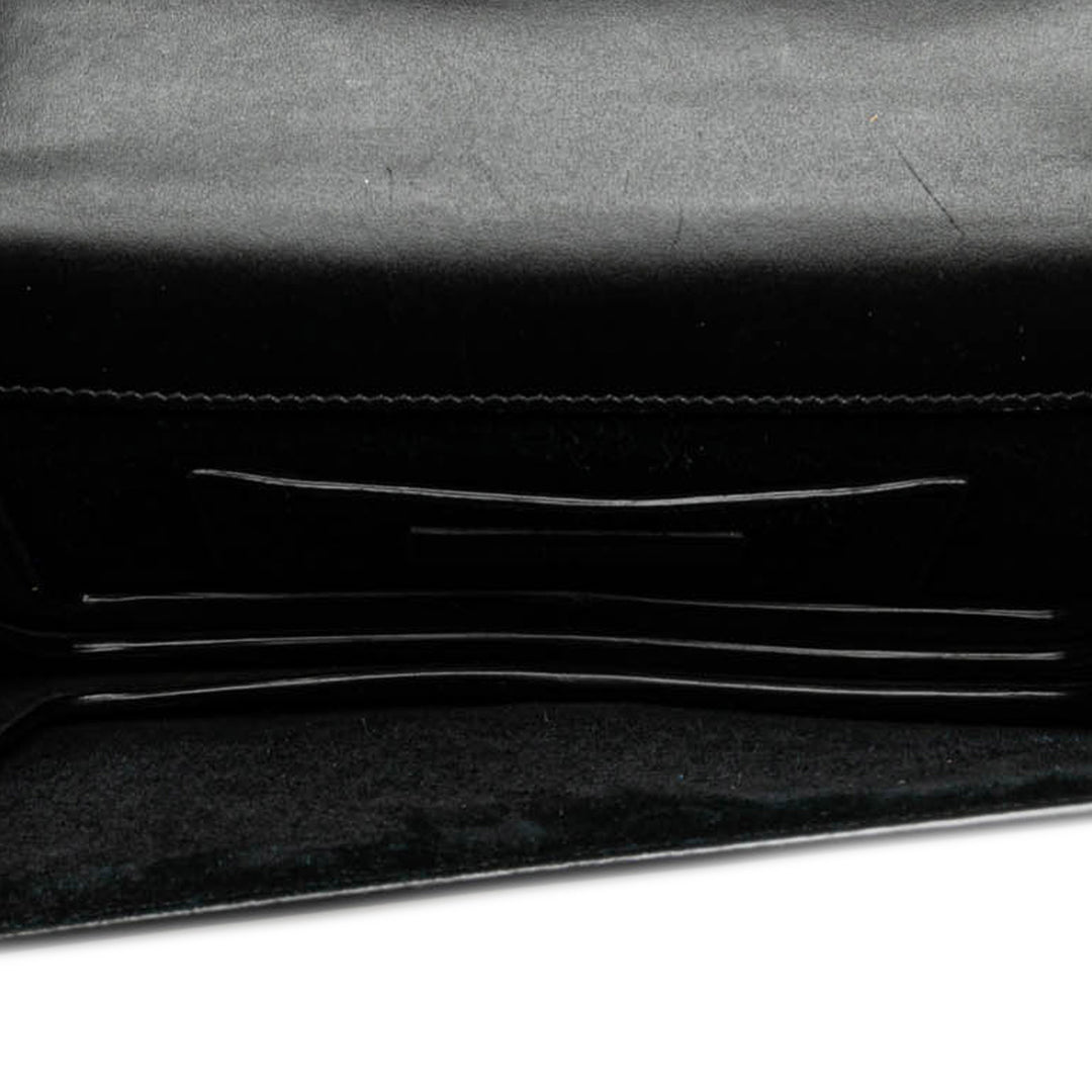 Small Calfskin Dylan Crossbody Black - Gaby Paris
