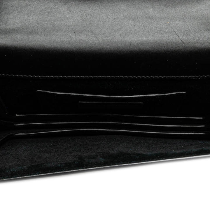 Small Calfskin Dylan Crossbody Black - Gaby Paris