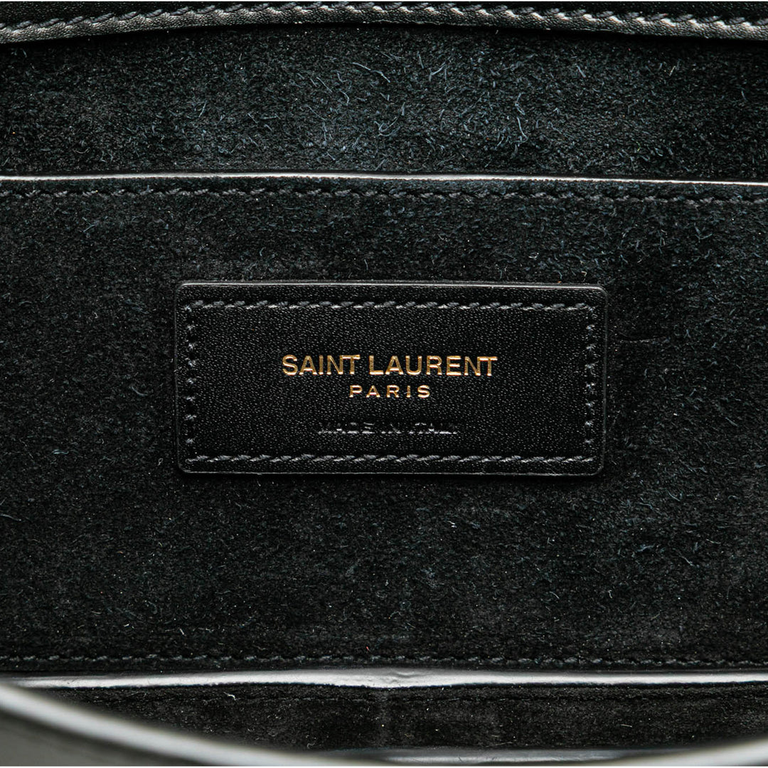 Small Calfskin Dylan Crossbody Black - Gaby Paris